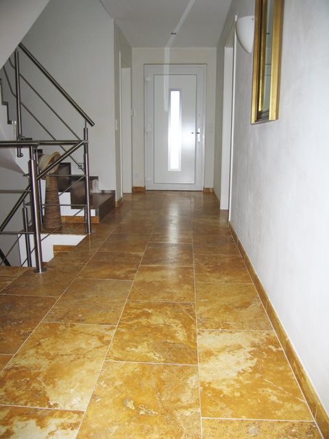 Yellow Travertine Cross Cut