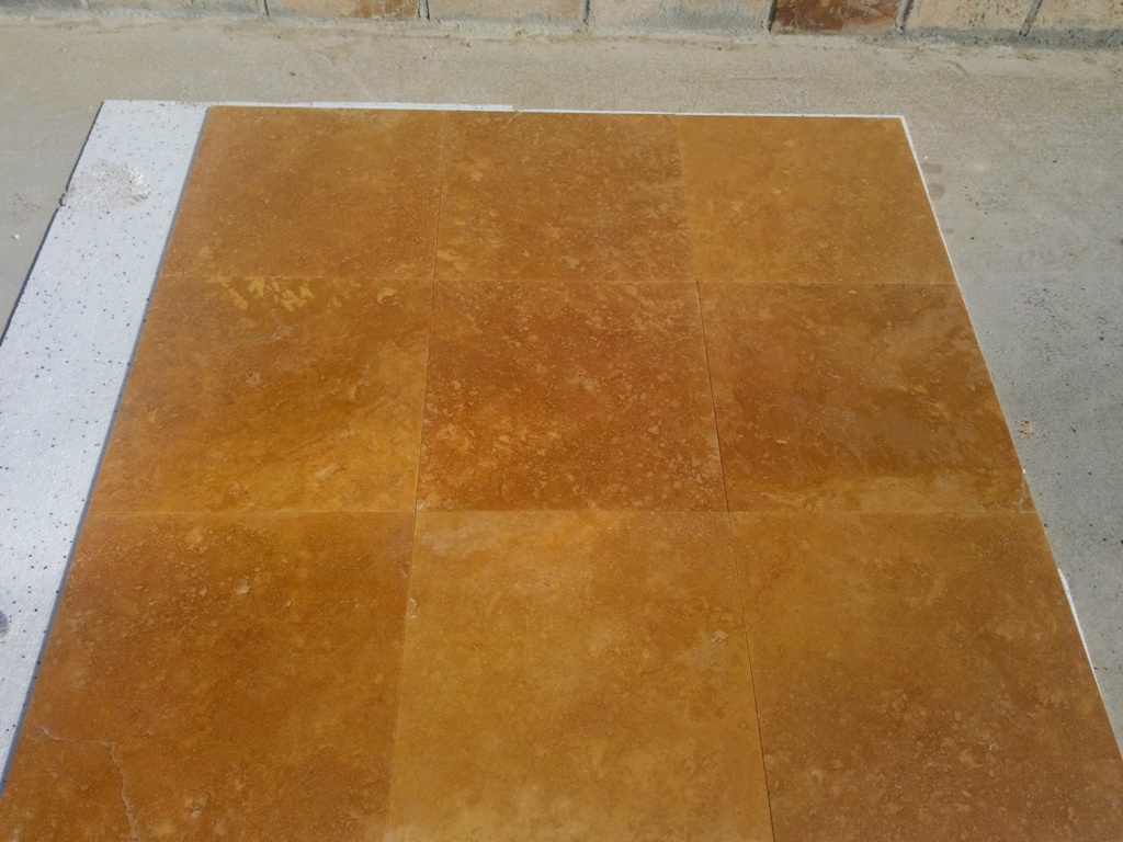 Yellow Travertine Cross Cut