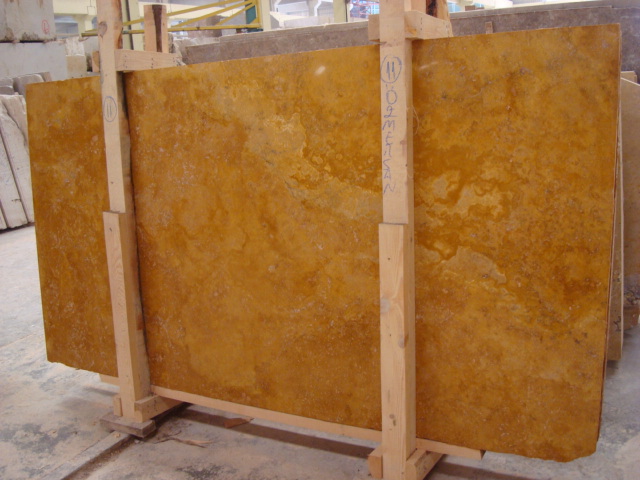 Yellow Travertine Cross Cut